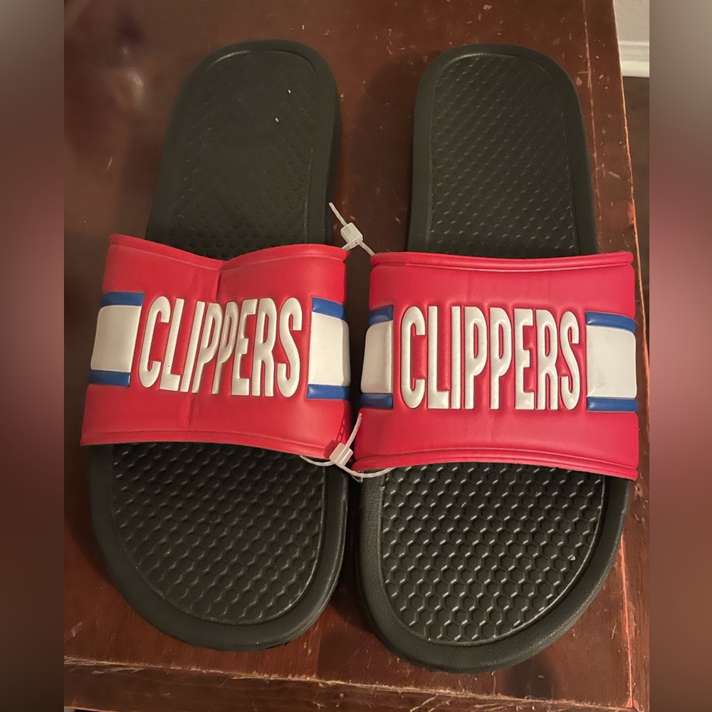 NWOT Clippers Mens Slides size 13/14 XL